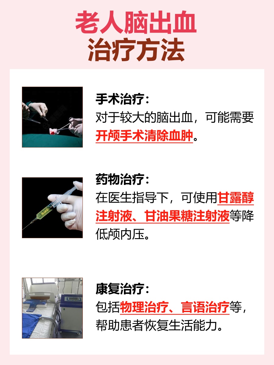 老人脑出血治疗：康复希望，专业指导