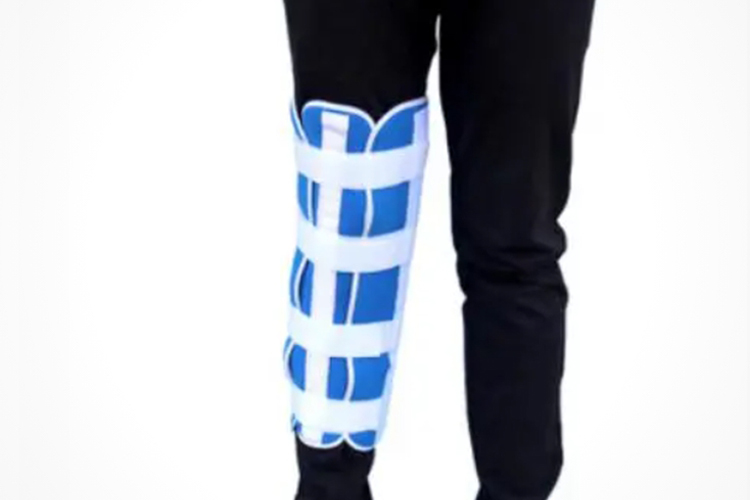 腿骨折膝支具图