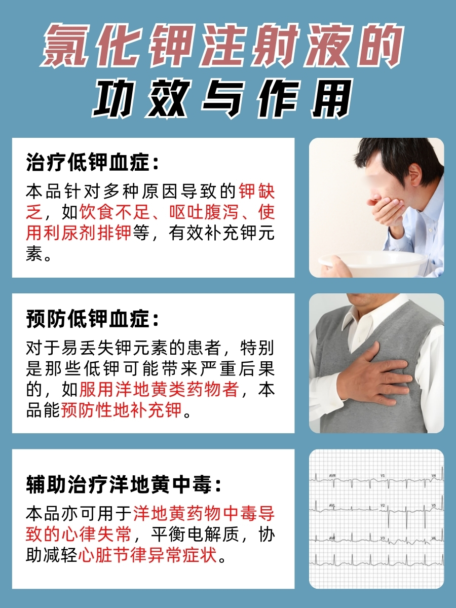 氯化钾注射液说明书解读：快速恢复体内平衡！