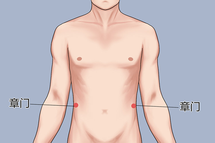 章门穴位置图 章门穴位置图