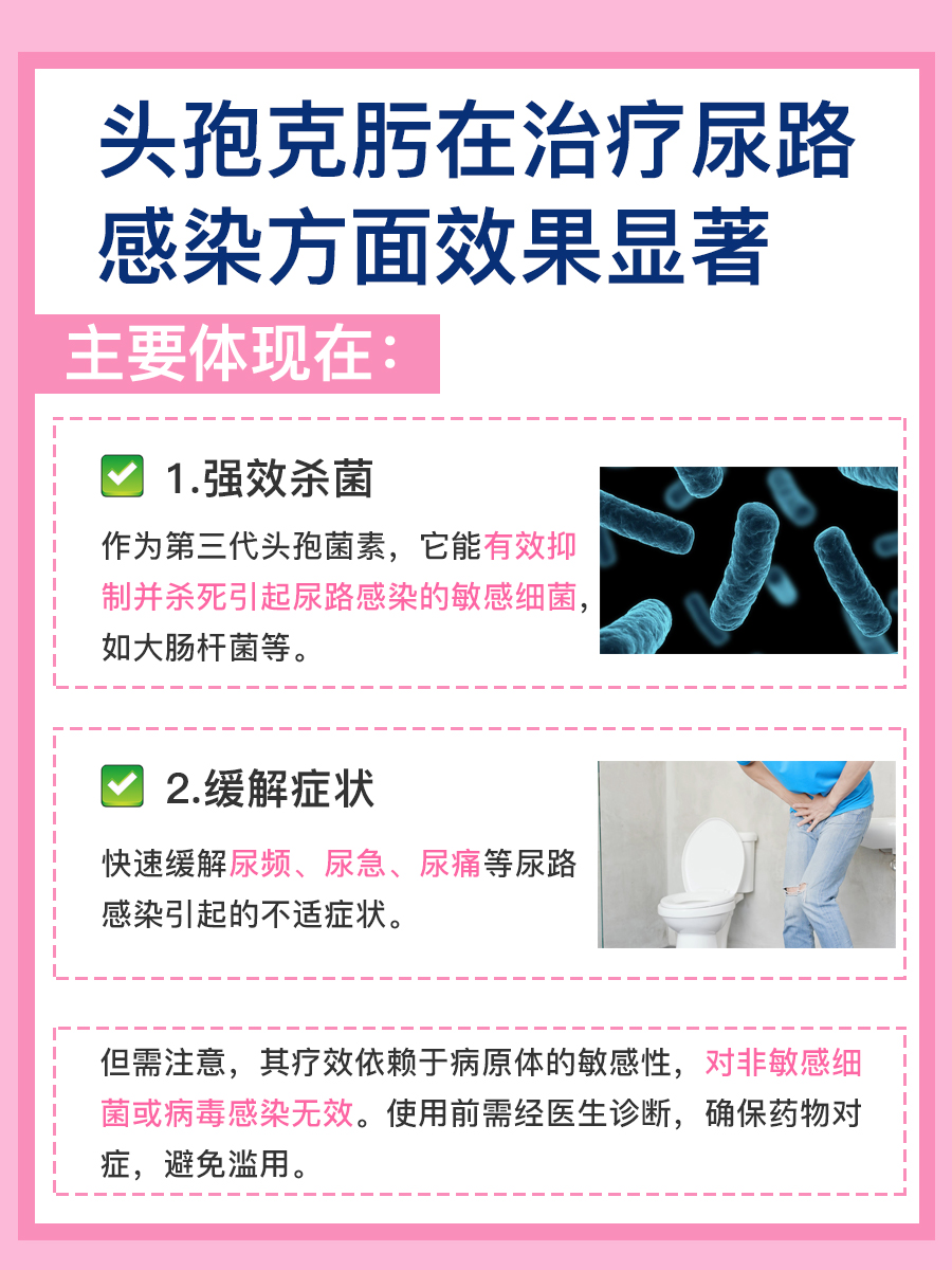 头孢克肟在治疗尿路感染方面的效果如何？