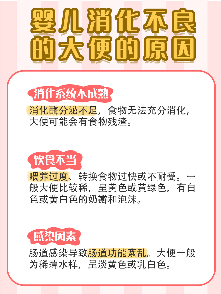 婴儿消化不良的大便图