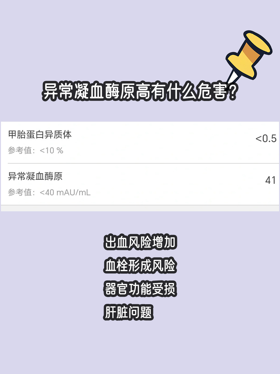 异常凝血酶原高，原来是这些原因！
