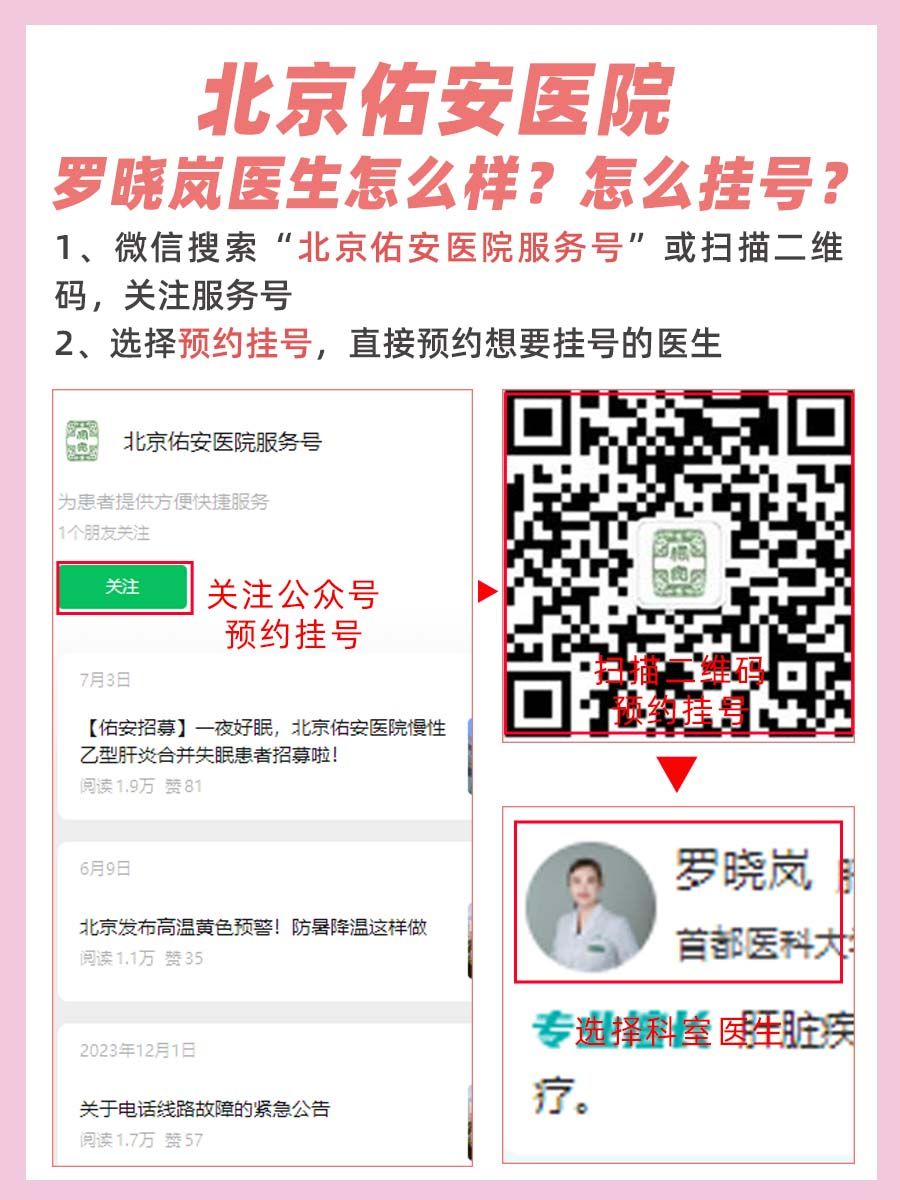 北京佑安医院罗晓岚医生怎么样？怎么挂号？