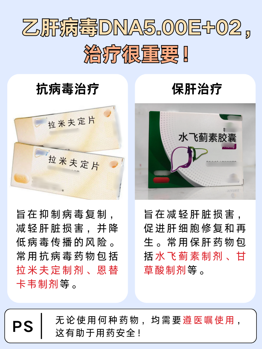 快来看！乙肝病毒DNA5.00E+02含义