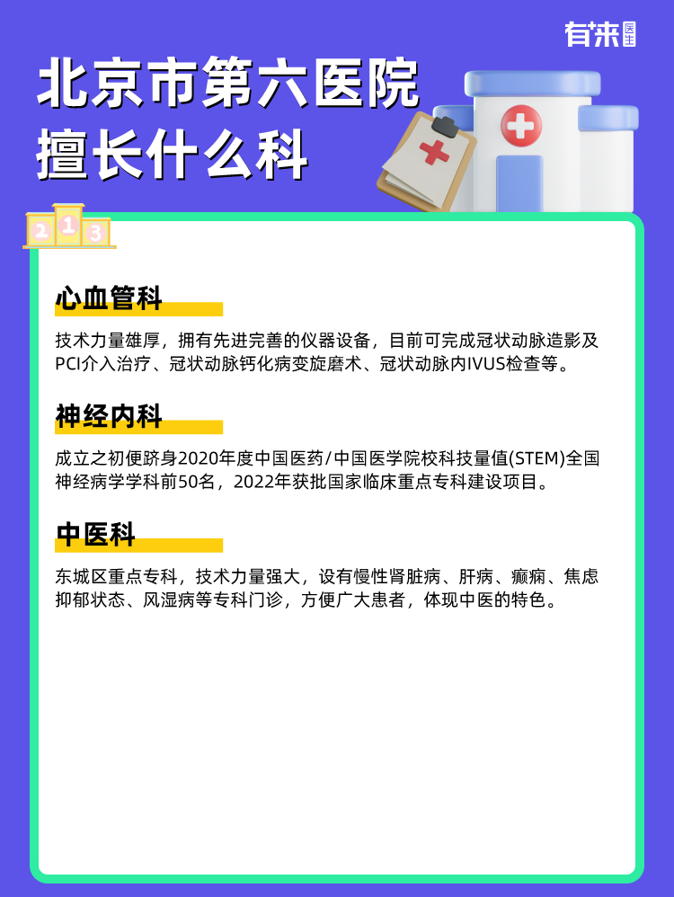 北京市第六医院擅长什么科