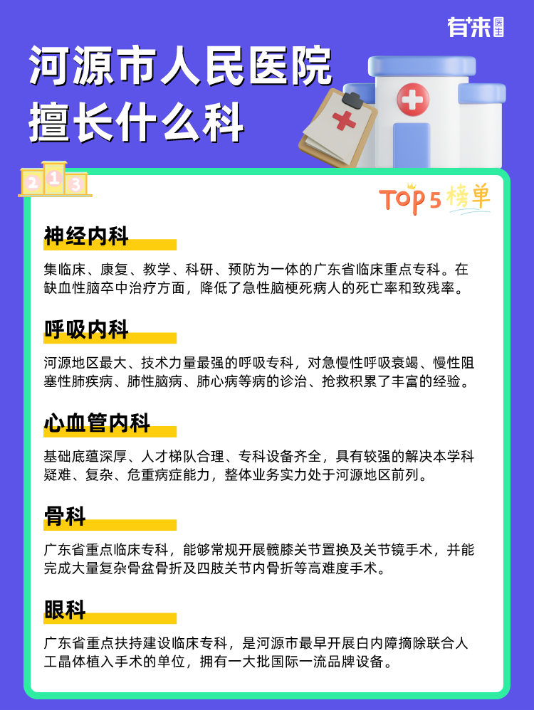 河源市人民医院擅长什么科
