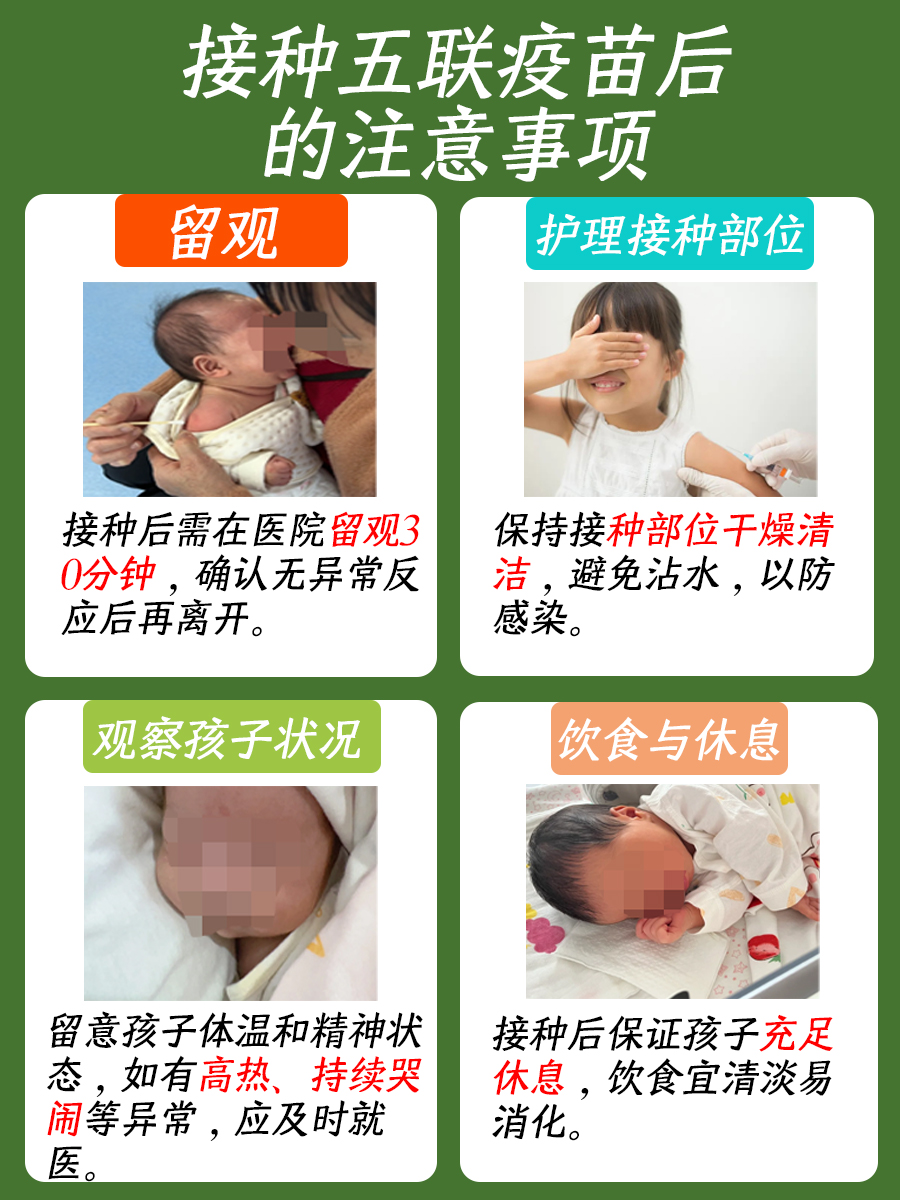 五联疫苗全程接种，你需要知道的针数！
