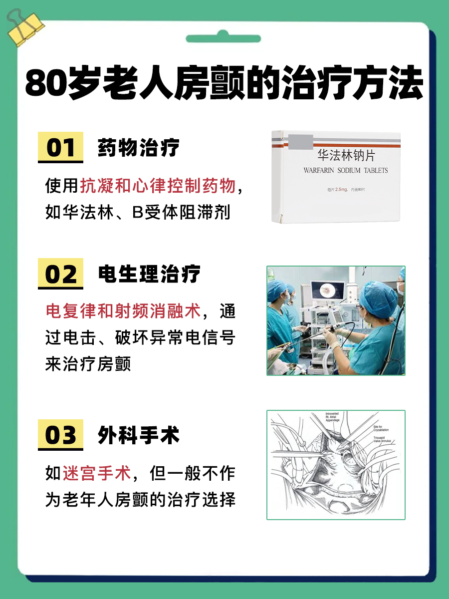 高龄无忧：80岁老人房颤的治疗方案解析