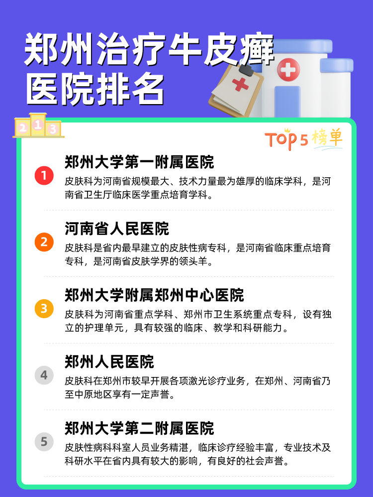 郑州治疗牛皮癣医院排名
