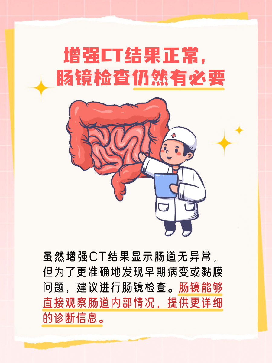 增强CT说肠道没事，肠镜检查还有必要吗？