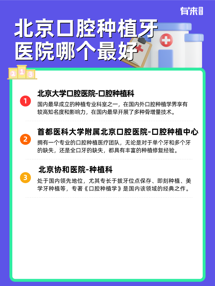北京口腔种植牙医院哪个比较好
