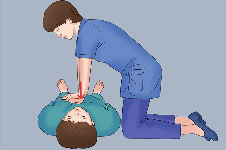 按压部位侧面图