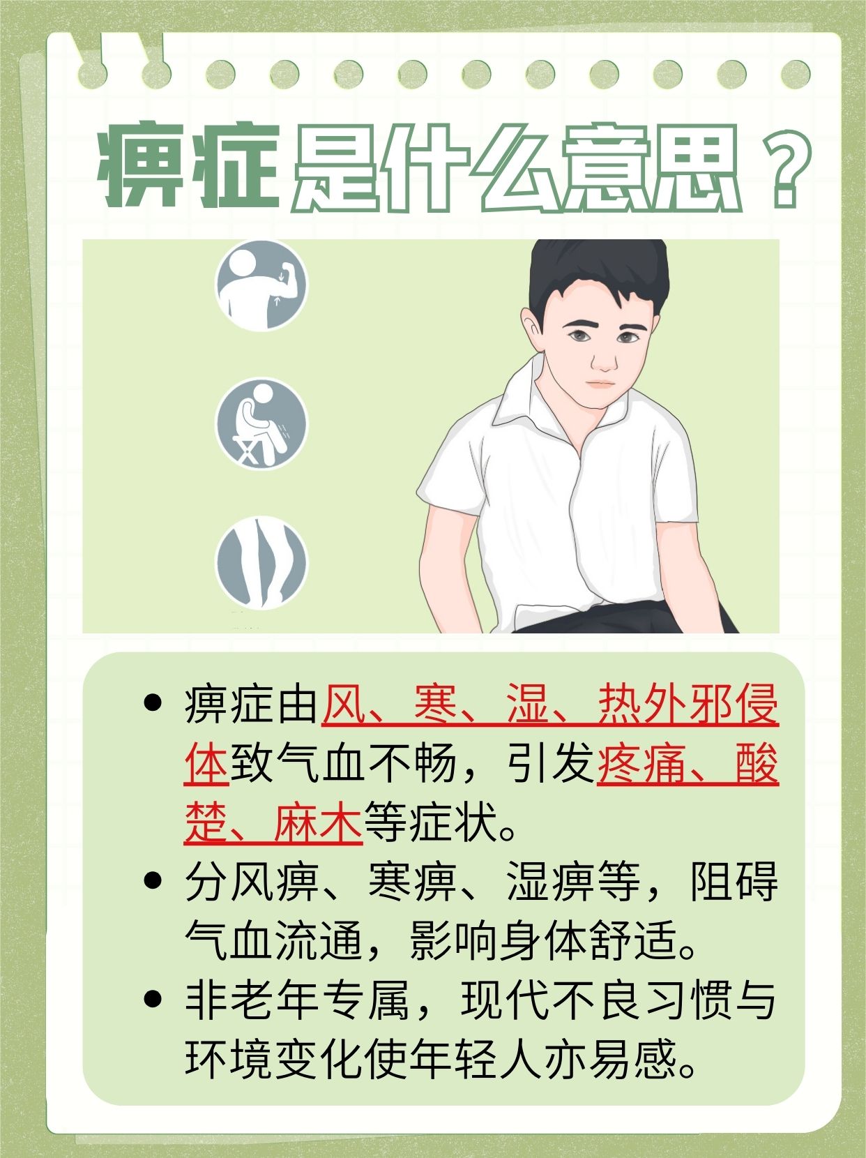 痹症含义解读，中医疾病分类知识