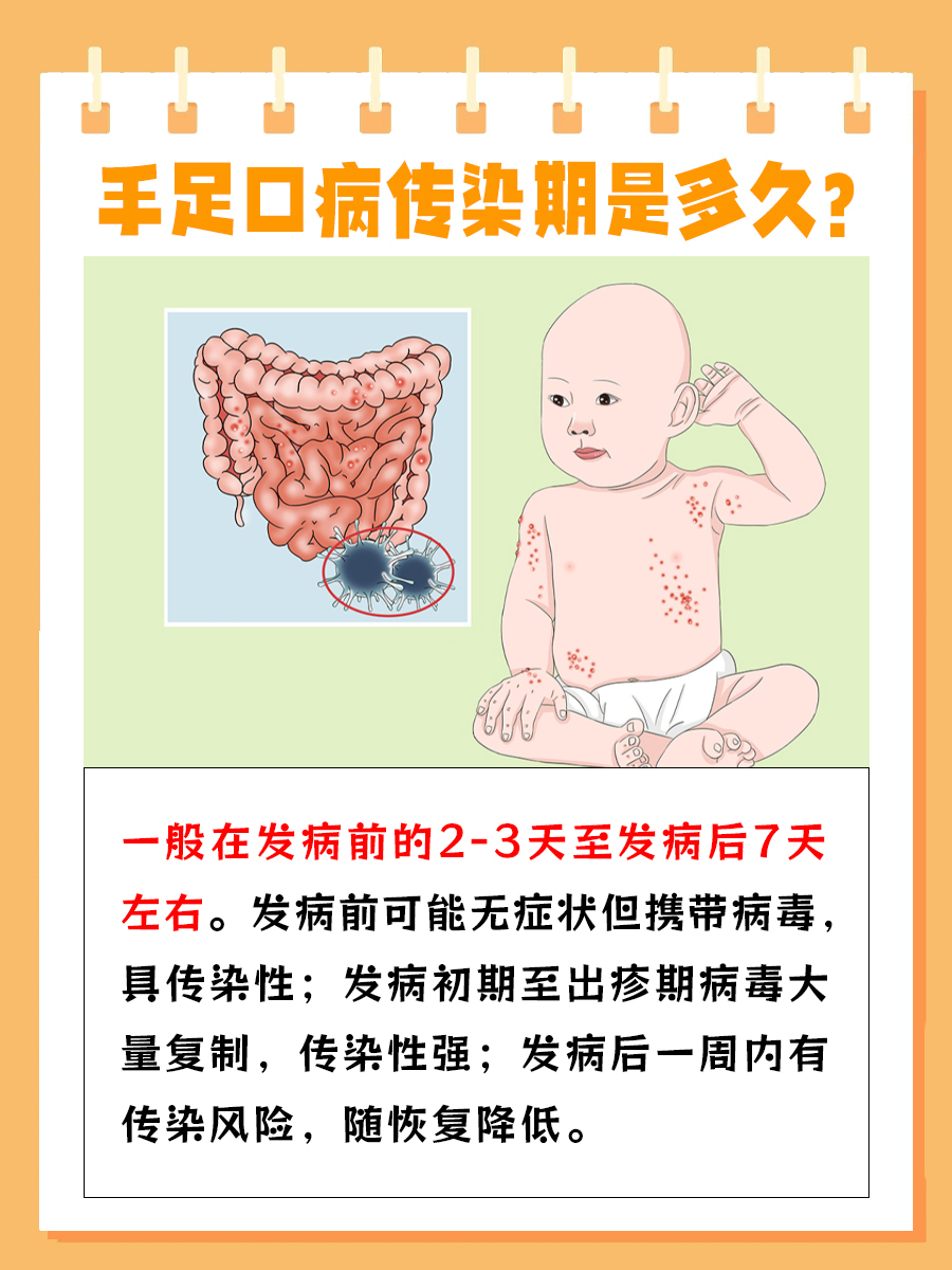 带你了解：手足口病传染期知多少