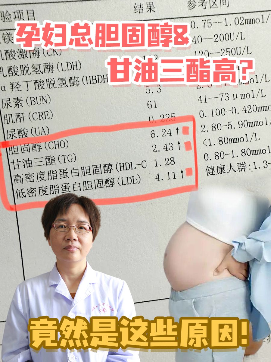 孕妇总胆固醇&甘油三酯高?竟然是这些原因!