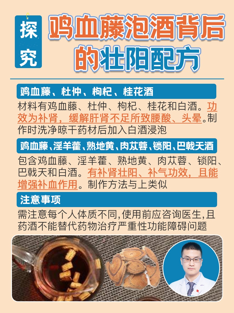 探究：鸡血藤泡酒背后的壮阳配方