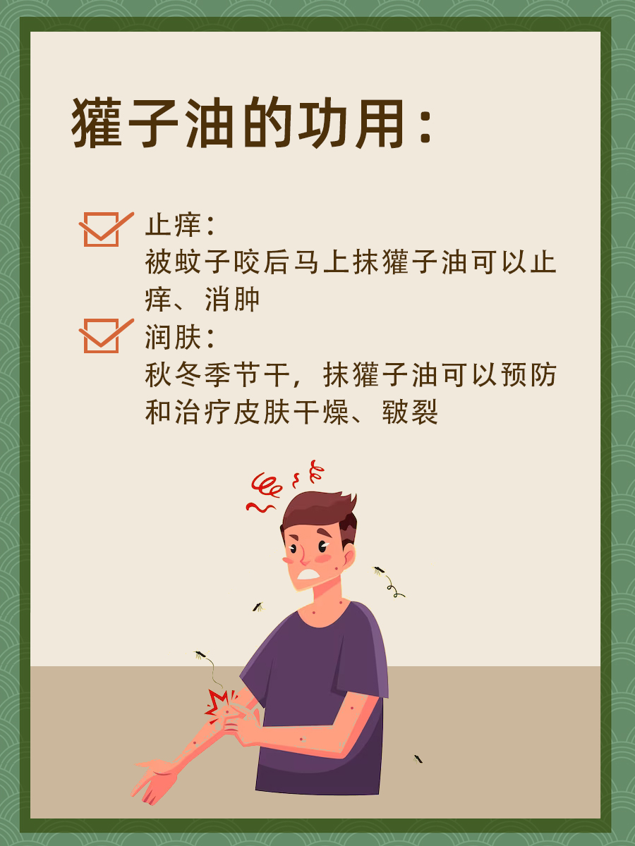 獾子油功用多—皮肤的“好帮手”