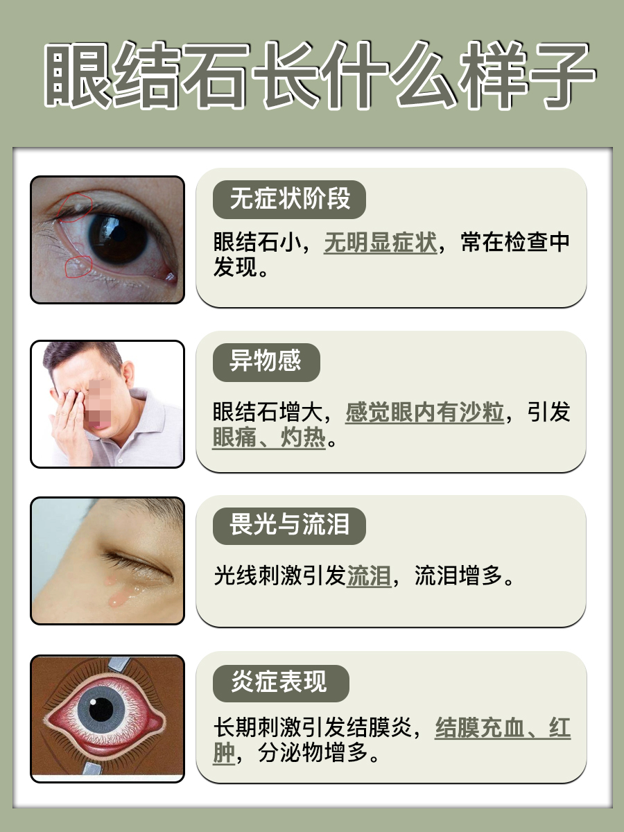 眼结石长什么样子图片