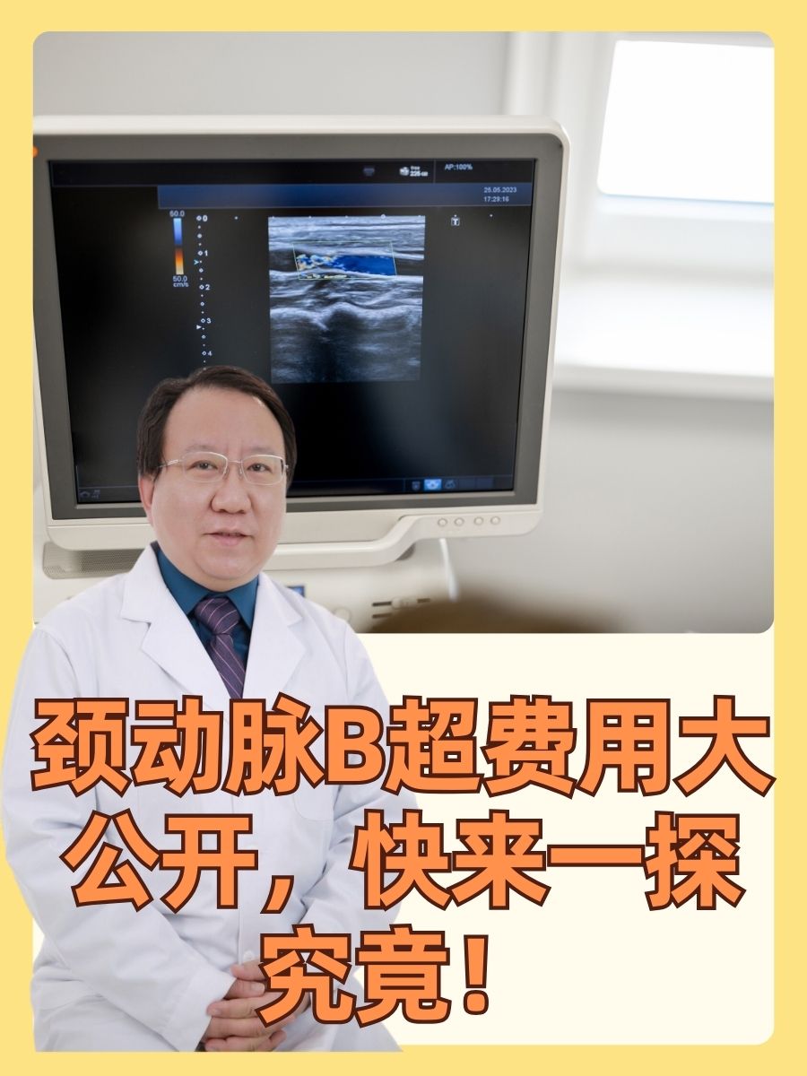 颈动脉B超费用大公开，快来一探究竟！