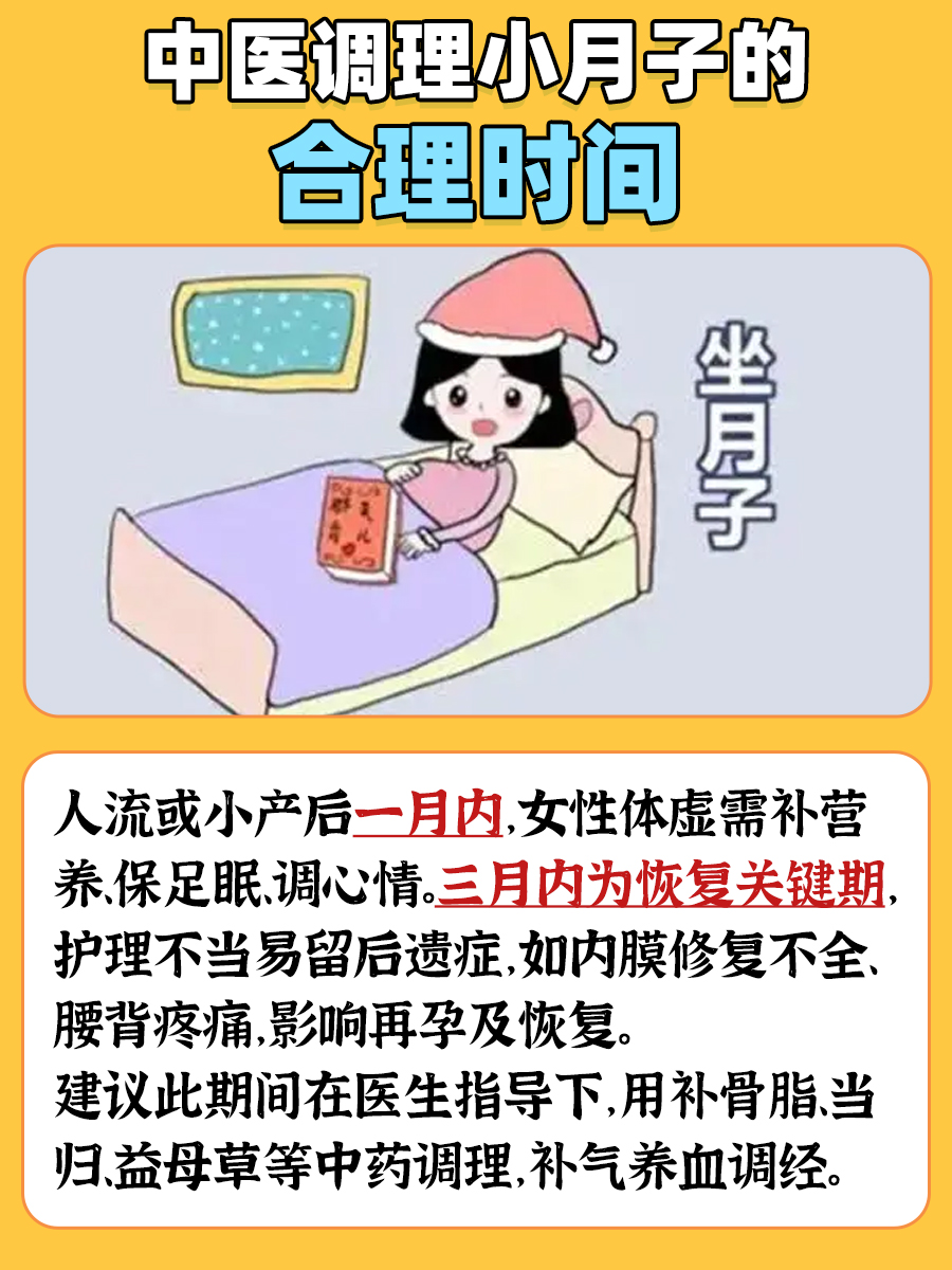 探究：小月子中医调理的合理时间