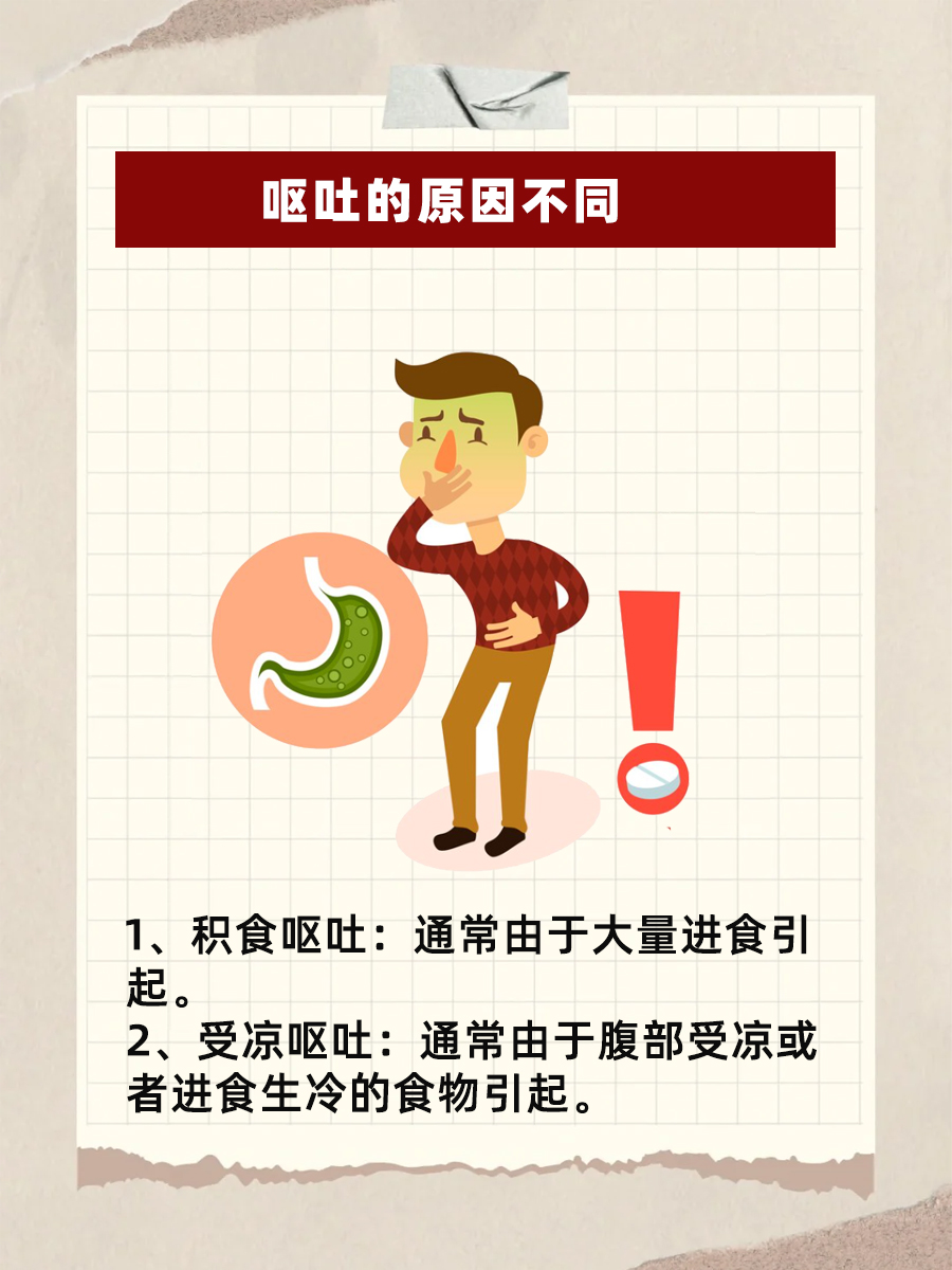 呕吐不再慌，教你区分是积食呕吐or受凉呕吐