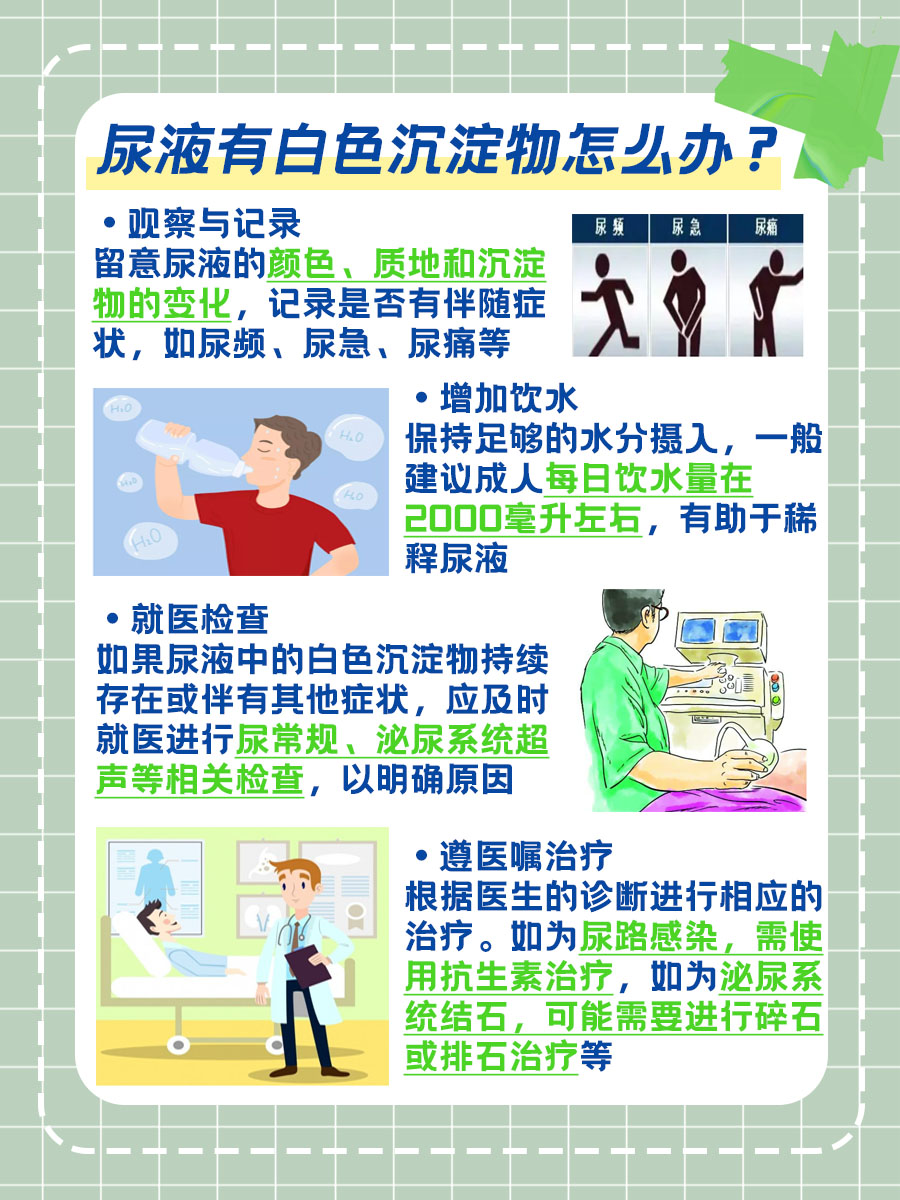 尿液异象揭秘:白色沉淀物的隐藏含义!