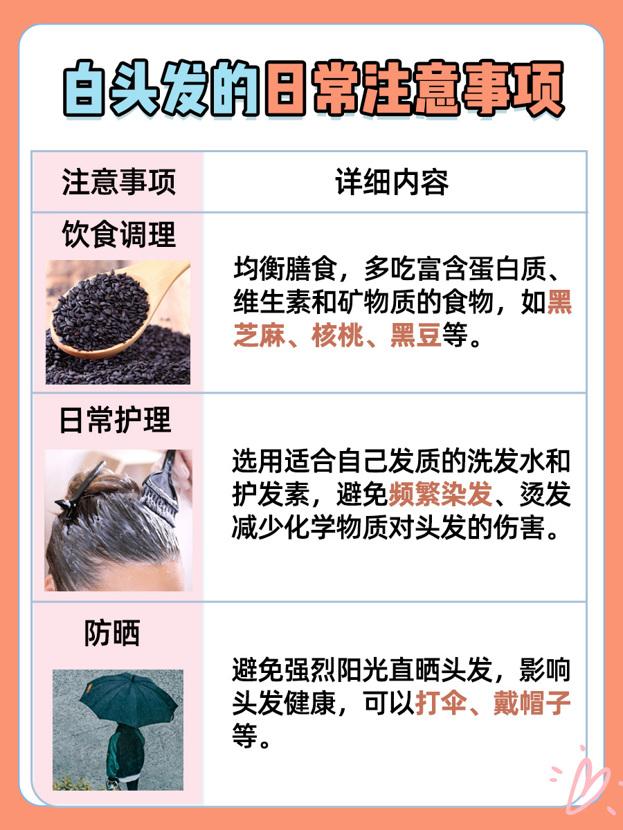 白头发吃维生素B有用吗？你要知道