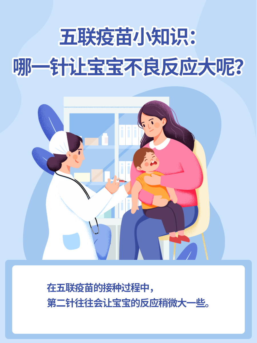 五联疫苗小知识：哪一针宝宝不良反应比较大？