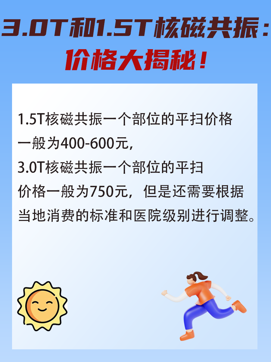 3.0T和1.5T核磁共振：价格大揭秘！