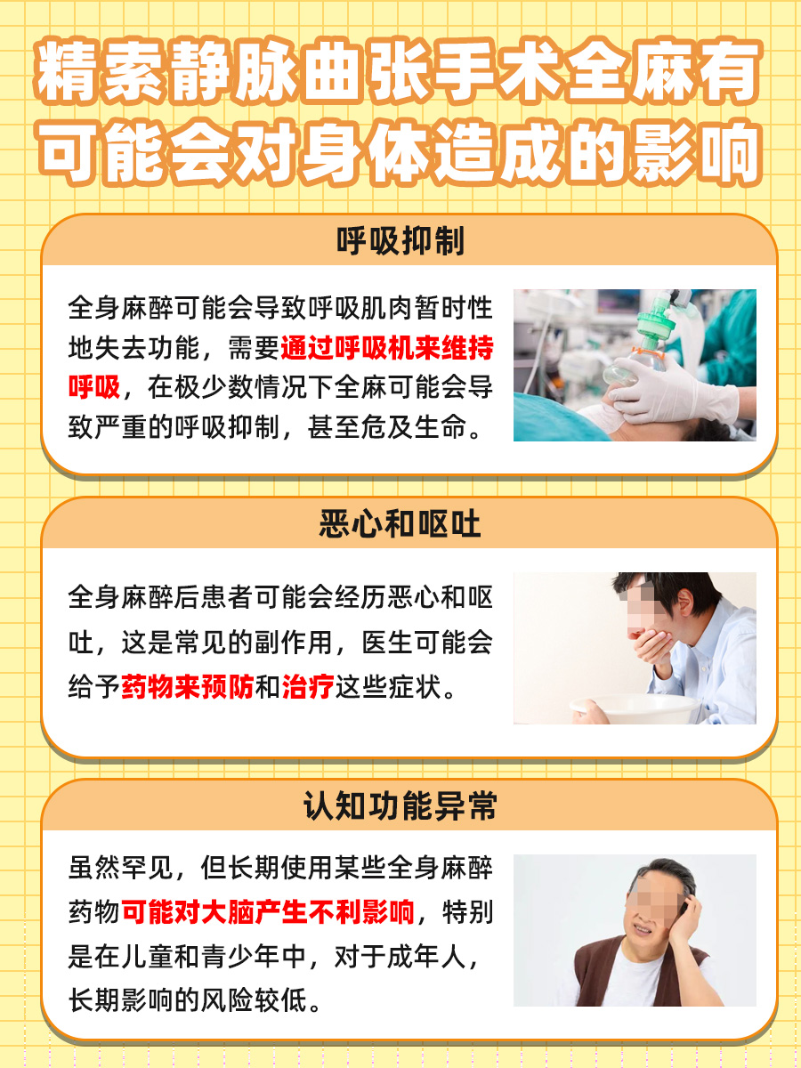 精索静脉曲张手术全麻还是局麻，揭晓答案