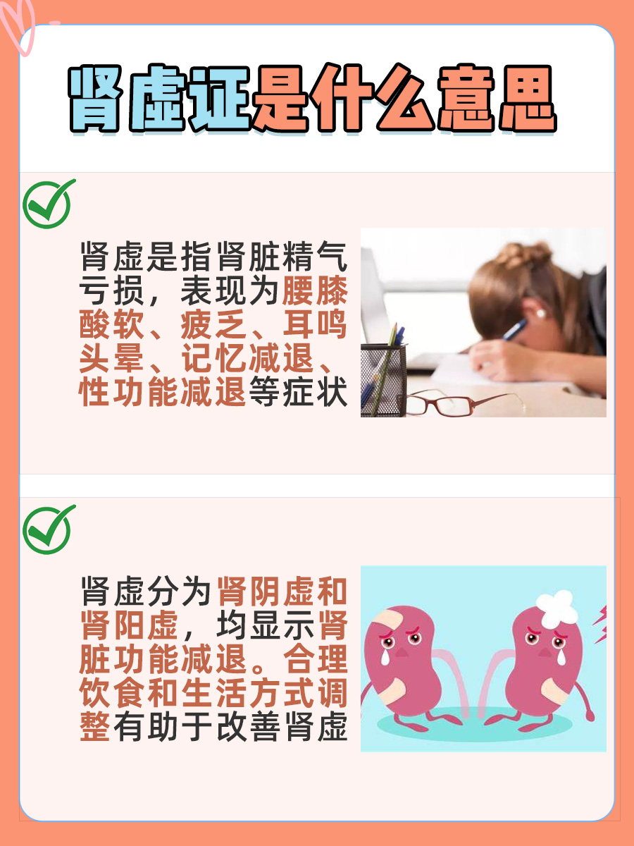 肾虚证候解读：中医理论下的病因与表现