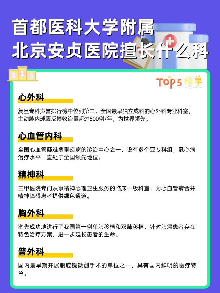 首都医科大学附属北京安贞医院擅长什么科