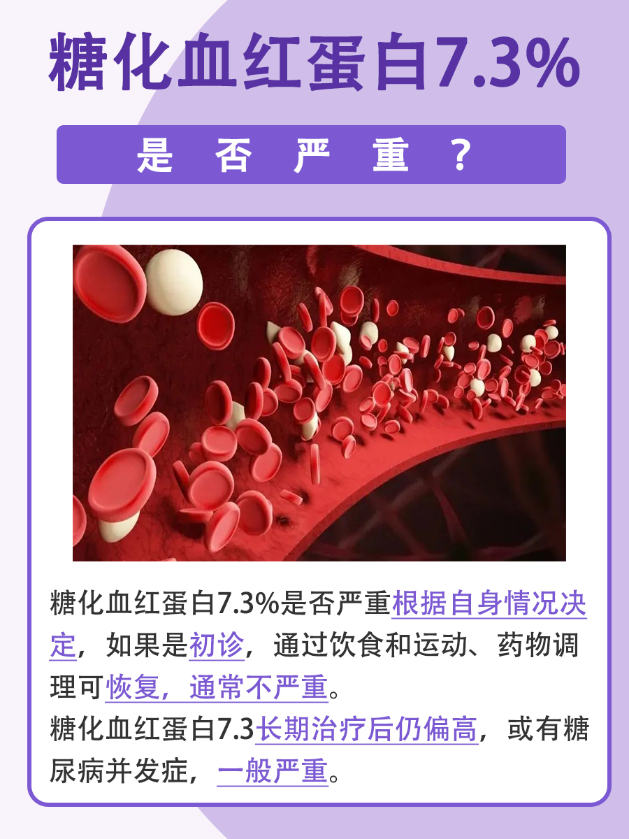 糖化血红蛋白7.3%严重吗？这里有答案