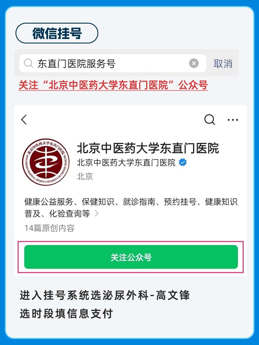 北京东直门医院高文锋医生怎么样？怎么挂号？