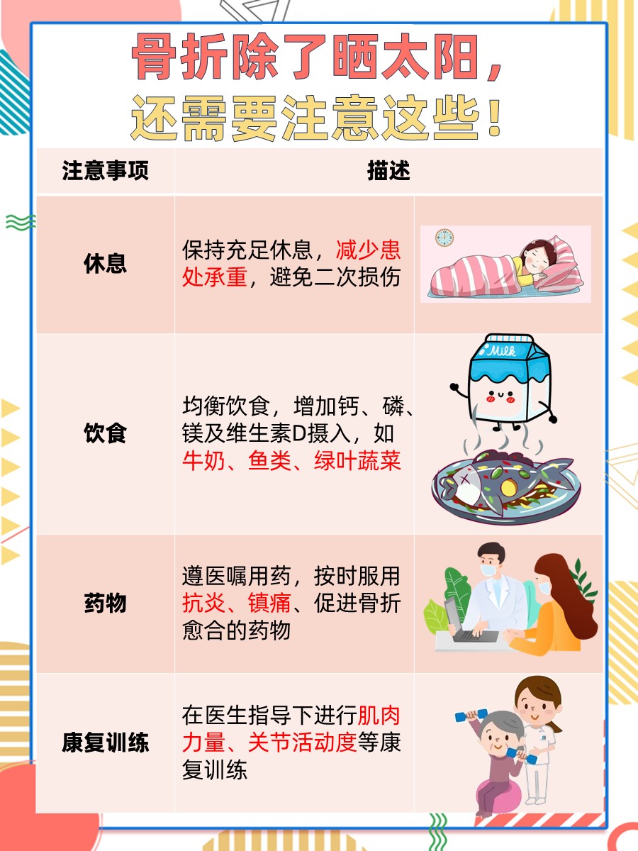 骨折康复小贴士：晒太阳时长如何安排？