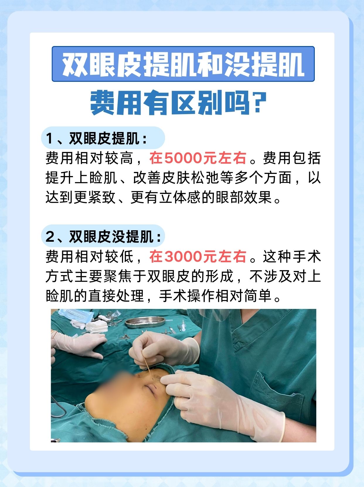 双眼皮提肌VS没提肌，看看区别在哪里