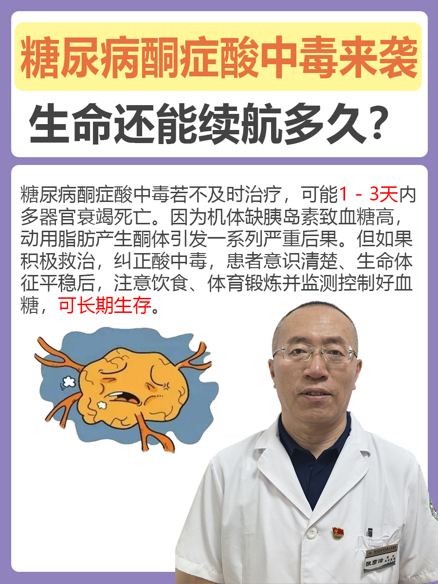 糖尿病酮症酸中毒来袭，生命还能续航多久？