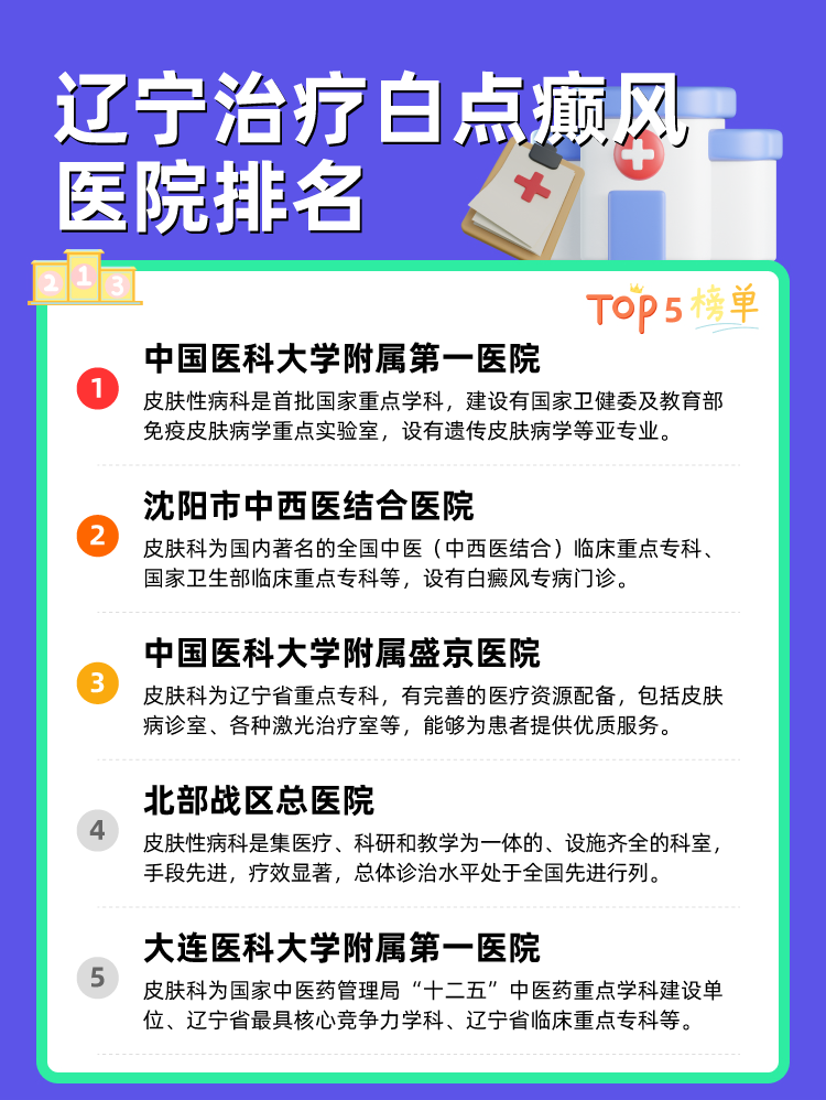 辽宁治疗白点癫风医院排名