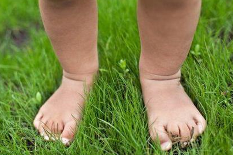 宝宝正常双足图