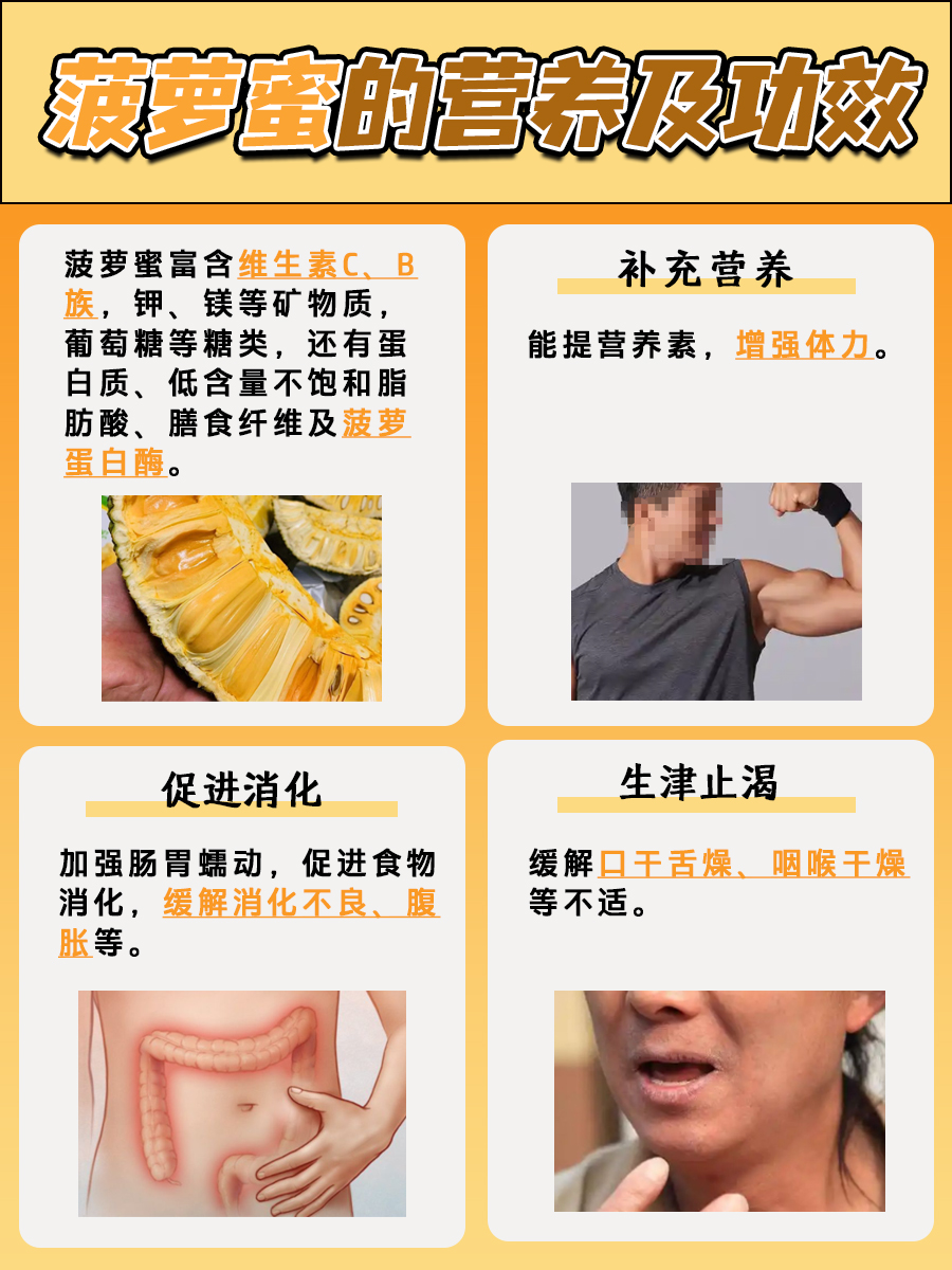 菠萝蜜的功效与作用,全面解析营养