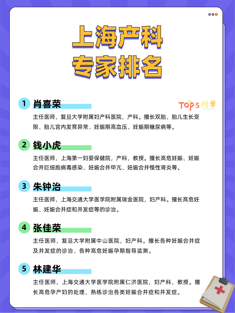 上海产科专家排名