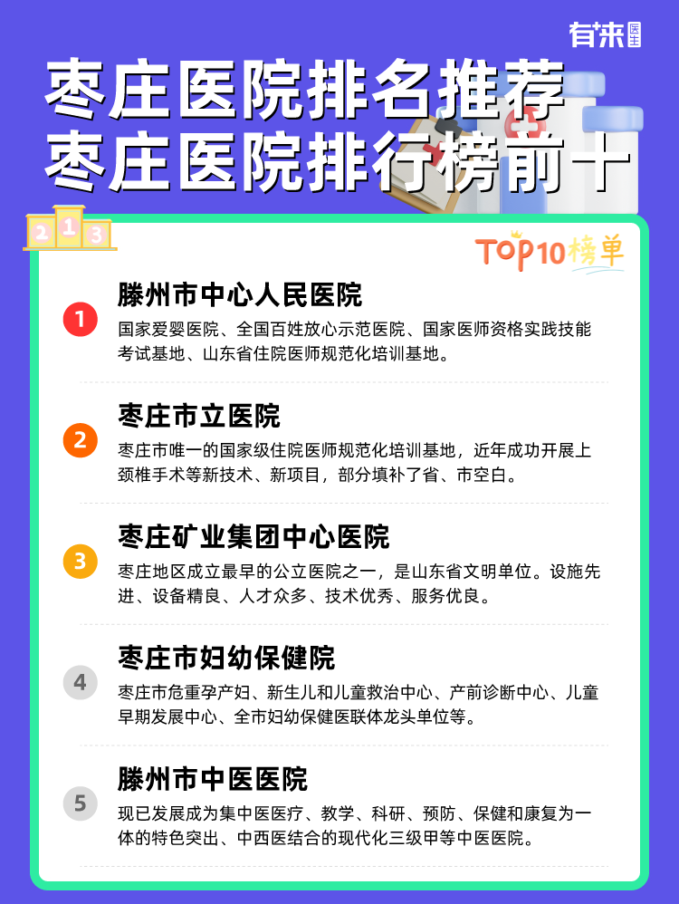 枣庄医院排名推荐 枣庄医院排行榜前十