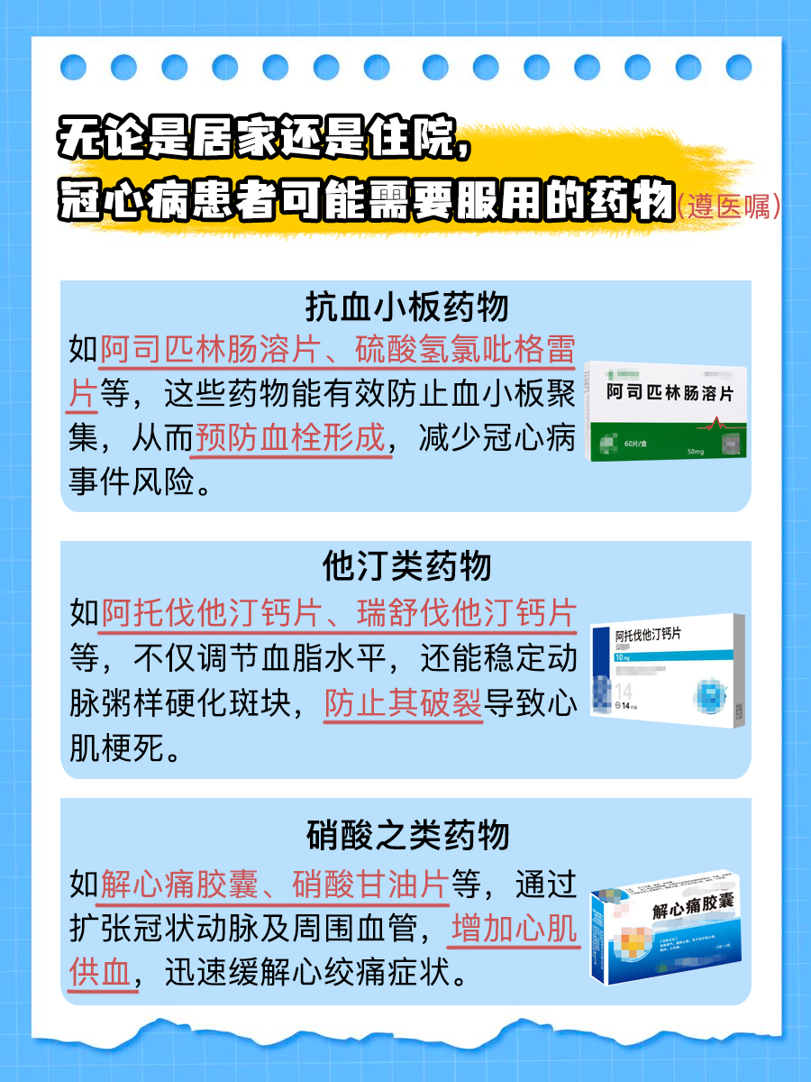 冠心病，住院or居家？健康导航！