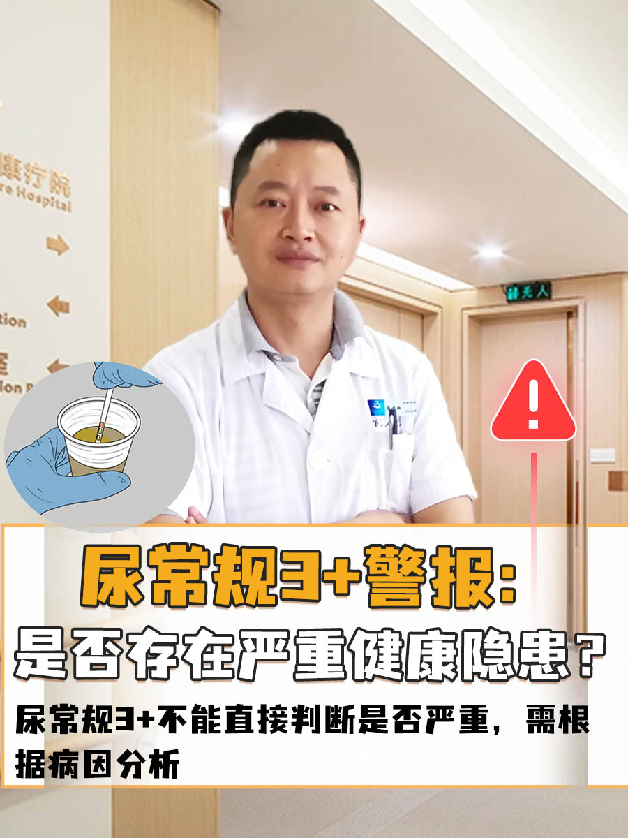 尿常规3+警报：是否存在严重健康隐患？