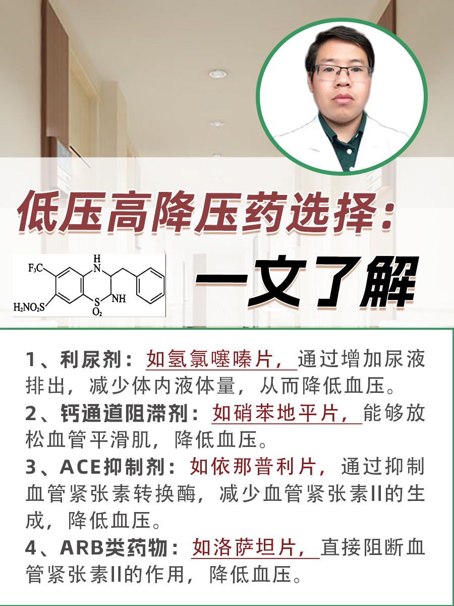 低压高降压药选择：一文了解