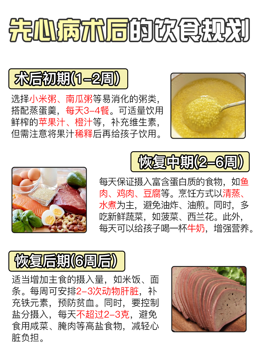 先心病手术后，这些注意要点要牢记！