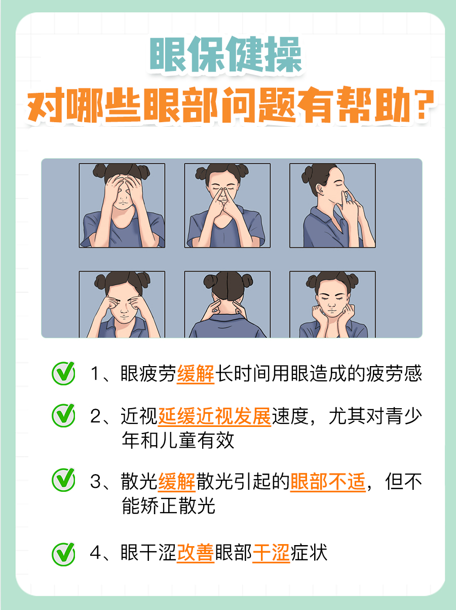眼保健操的正确做法及图解