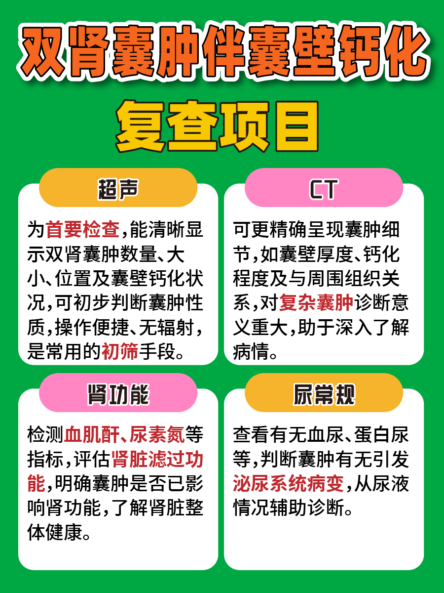 双肾囊肿钙化，肾脏在向你求救吗？