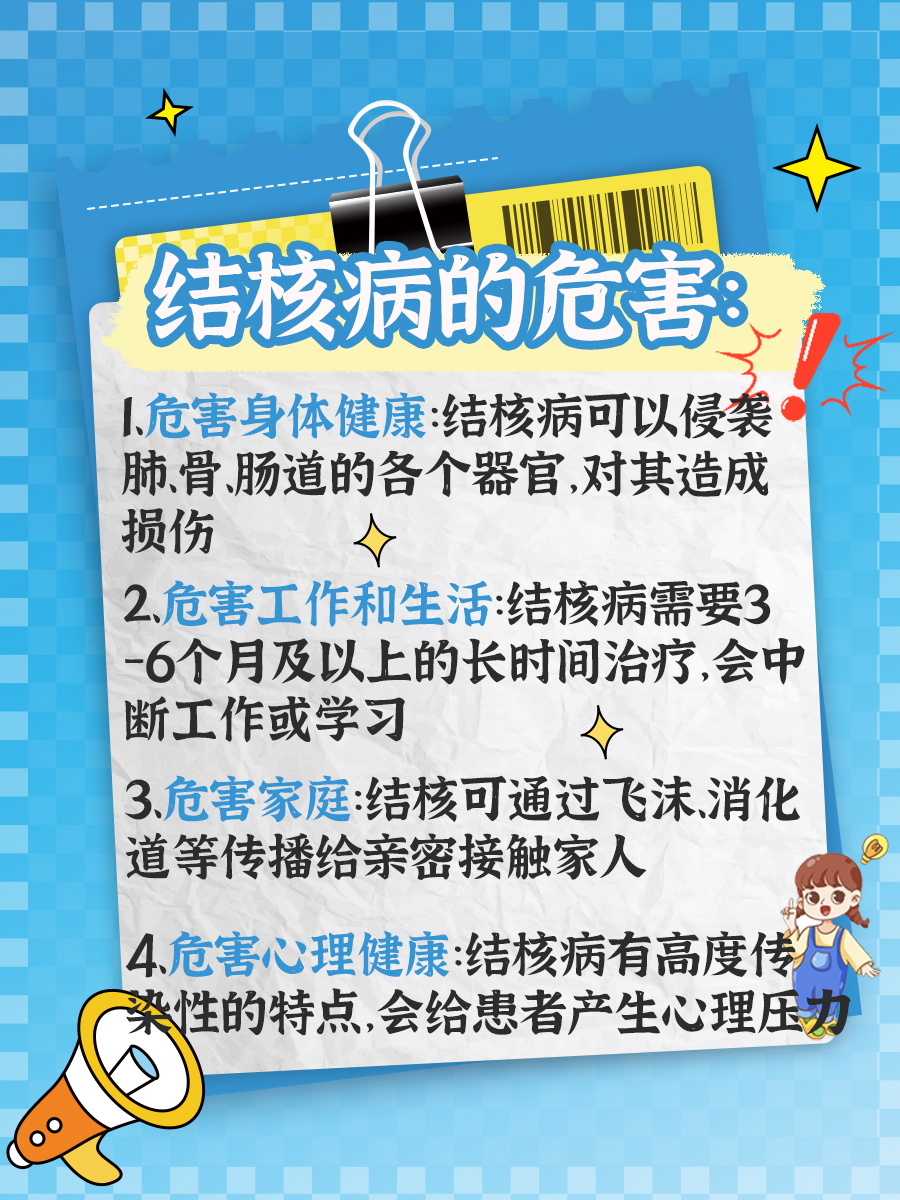 结核病的危害性都有哪些？一文说清楚